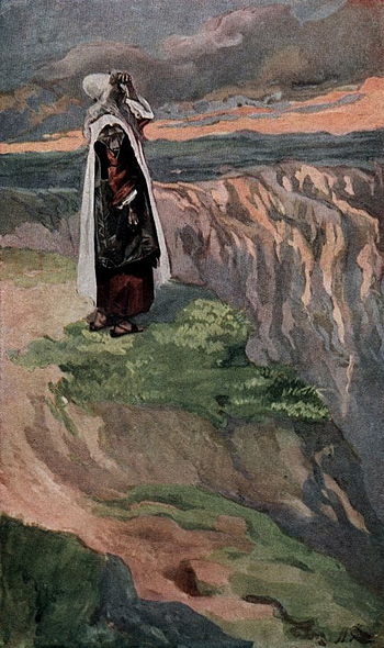 Moses Sees the Promised Land From Afar-James Tissot