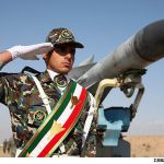 Iranian Soldier-Rocket-Saluting