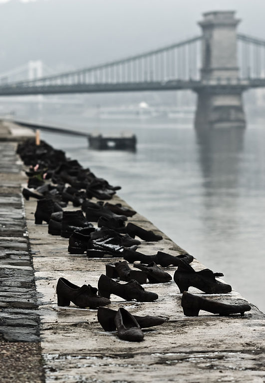 The Shoes of the Danube Promenade-Memorial-Budapest-Hungary