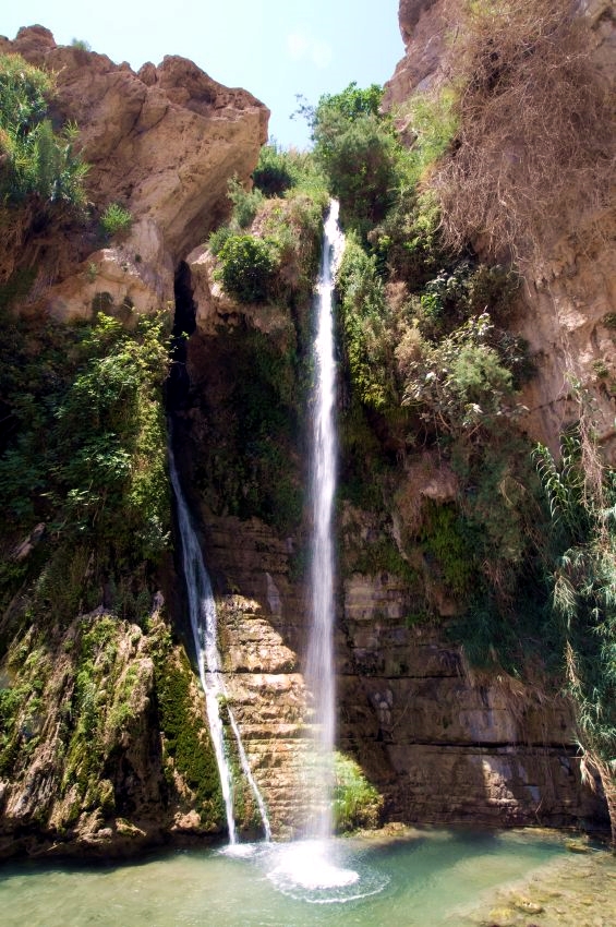 Waterfall-En Gedi-King David-tzitzit-Saul-tallit