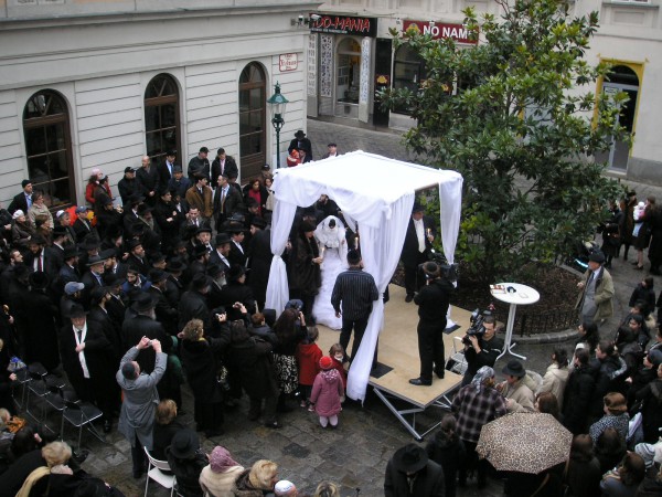 Jewish Couple-Marriage-Chuppah-Mount Sinai-Wedding-Vienna