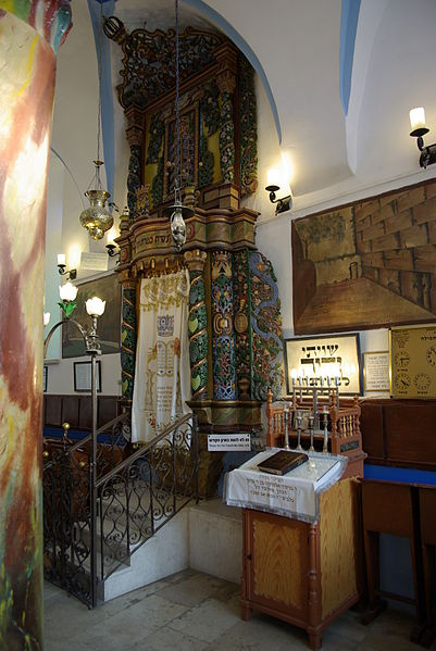 Ark -Torah scrolls-Safed