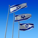 Israeli flags