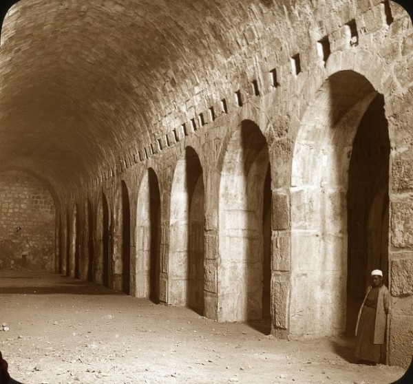 Solomon's Stables-Temple Mount-Circa 1915