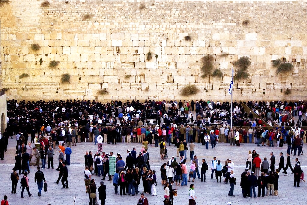 Holy Temple-Courtyard-Western Wailing Wall-Jerusalem