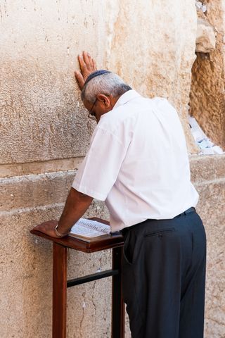 Jewish prayer, Western Wall, Jerusalem