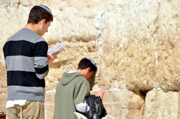 Orthodox teen-Kotel-Western Wailing Wall-Chosen People