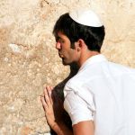 Kippah-Pray-Western (Wailing) Wall