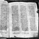 1910 photo_Deuteronomy 4:38–6:3_ missing leafs_Aleppo Codex.