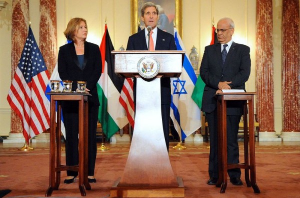 Kerry-Livni-Erekat-Mid-East-peace talks