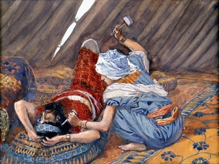 Jael Smote Sisera and Slew Him-James Tissot