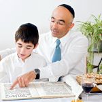 father-son-Haggadah-Passover-Seder