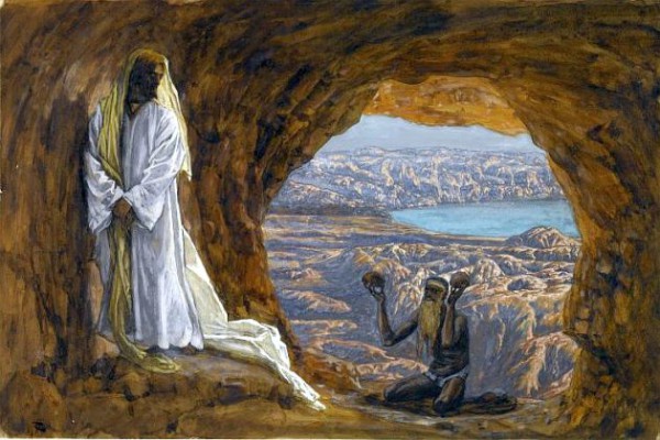 Yeshua is Tempted in the Wilderness-James Tissot 