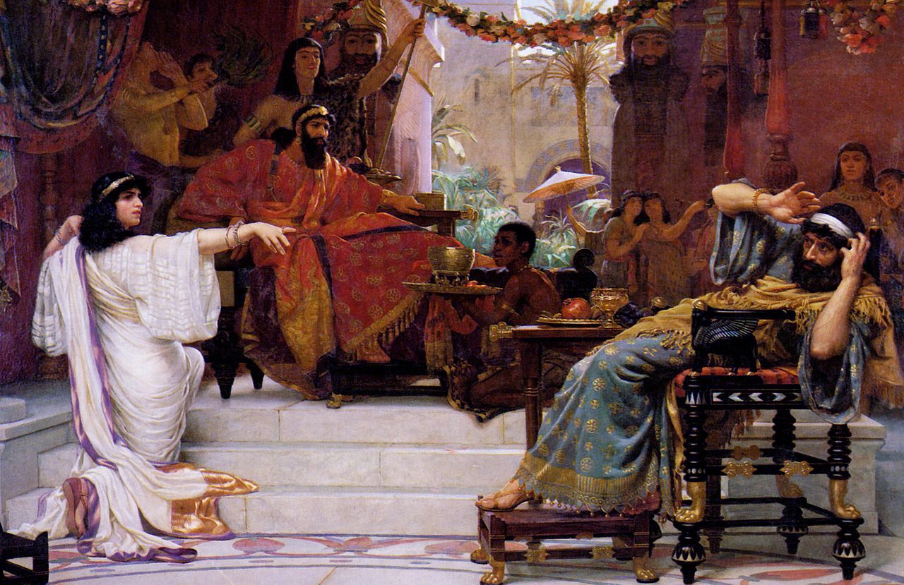 Esther Denouncing Haman-Ernest Normand