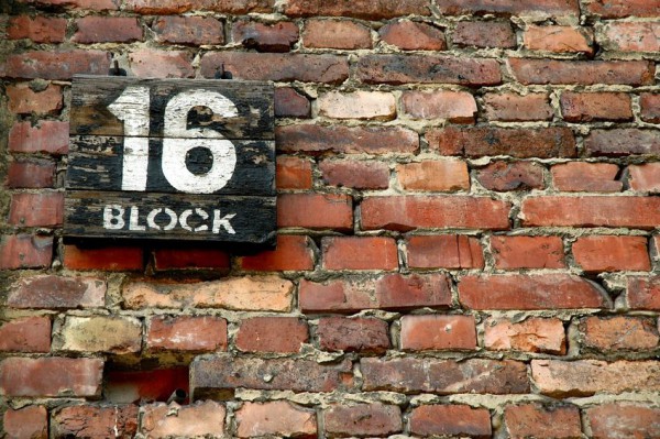 Cell Block 16 at Auschwitz Concentration Camp.