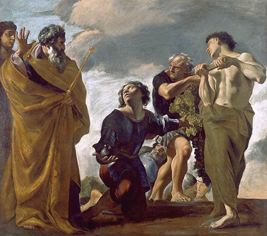 Moses and the Messengers from Canaan-Giovanni Lanfranco