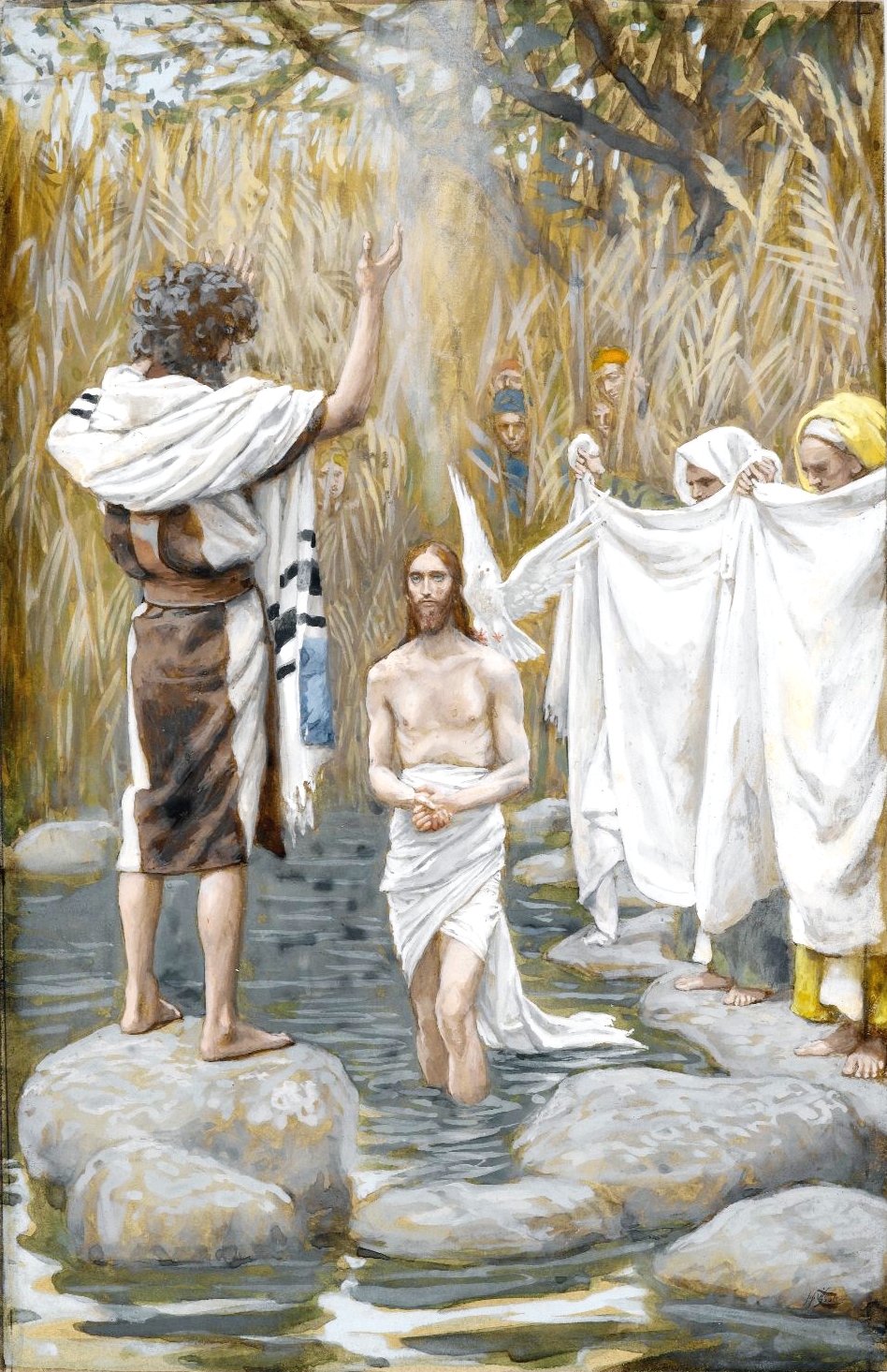 The Mikvah of Yeshua (Bapteme de Jesus), by James Tissot