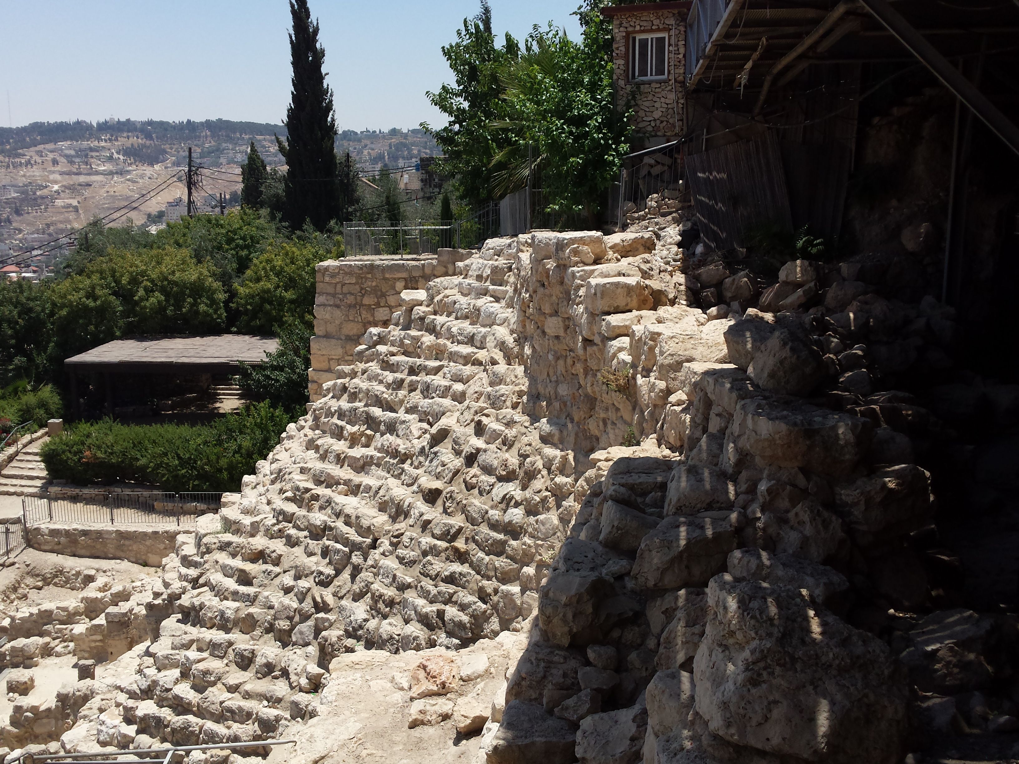 At the City of David in Jerusalem, Israel has uncovered the ruins of the impressive Canaanite fortress that once protected the city and guarded the precious Gihon Spring.