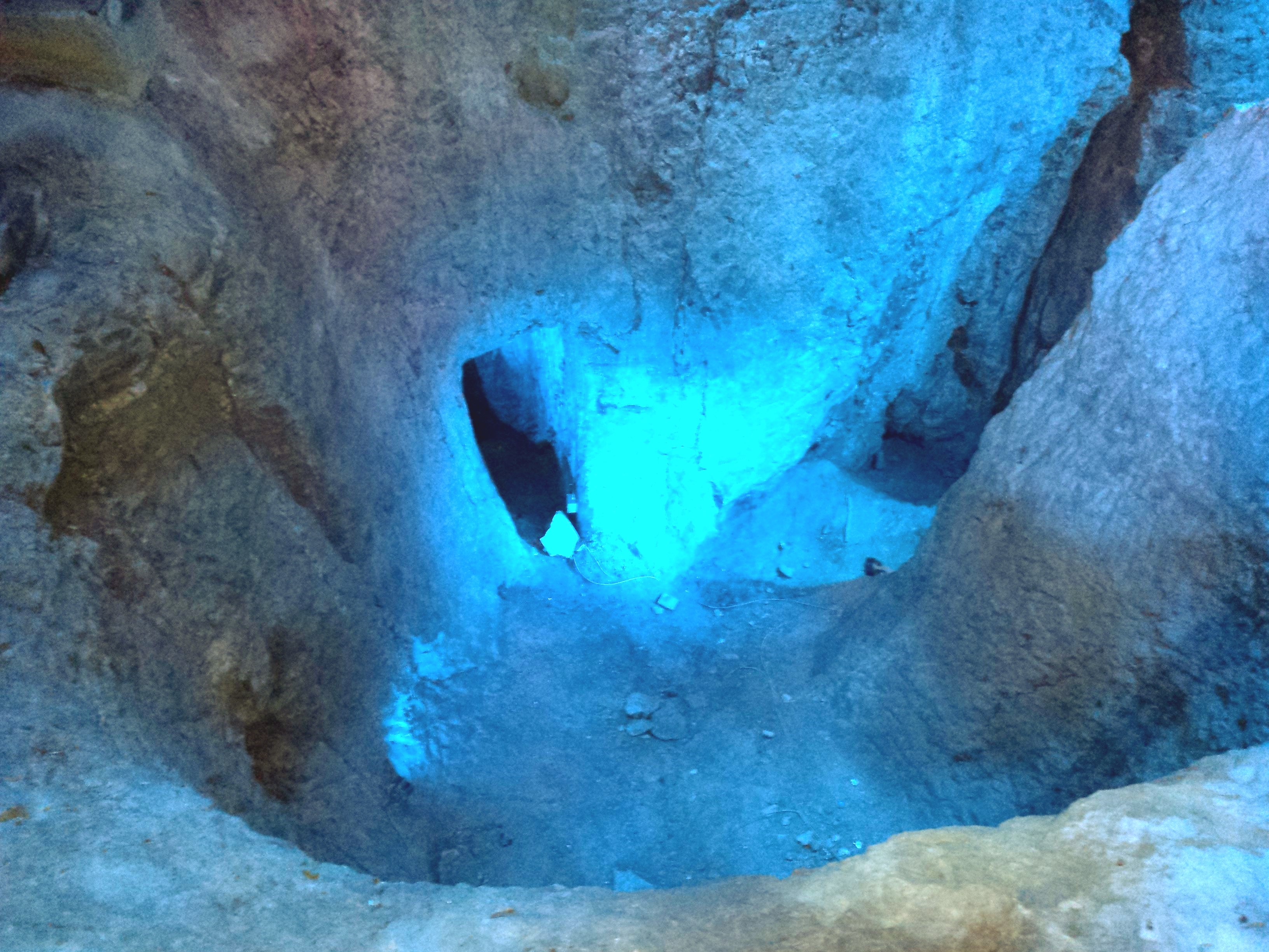 Part of the tunnel and pool system uncovered in the City of David.