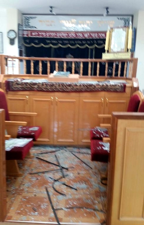 Ashdod synagogue directly hit by Gaza rocket