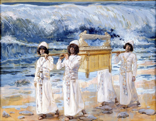 The Ark Passes Over the Jordan-James Tissot