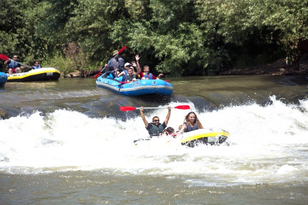 White water rafting Galilee Jordan River