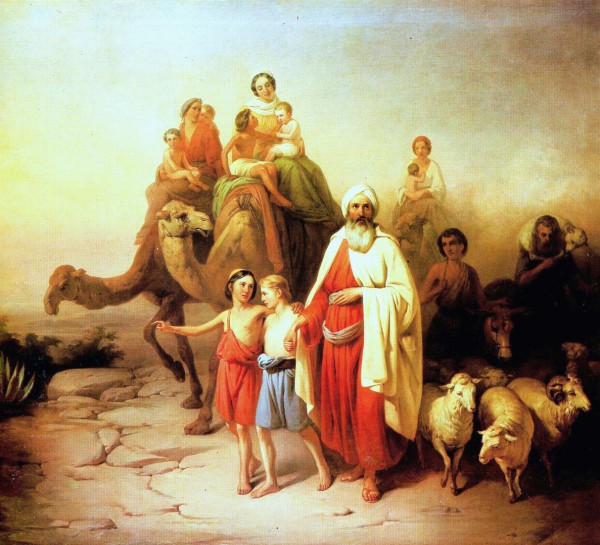 Abram's Journey from Ur to Canaan, by Jozsef Molnar