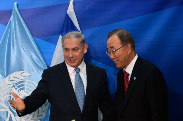 Moon Netanyahu Israel UN