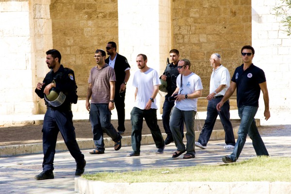 Jewish visitors-Temple Mount-police-security