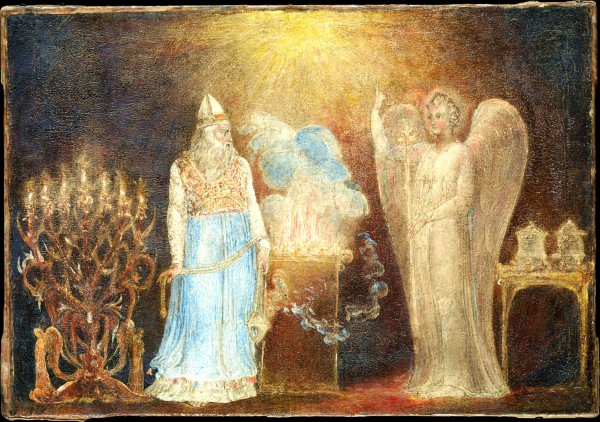 The Angel Gabriel Appearing to Zecharias, by William Blake