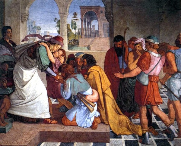 The Recognition of Joseph by His Brothers-Peter Von Cornelius