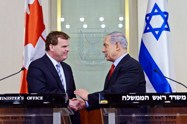 Foreign Affairs Minister-John Baird-PM Benjamin Netanyahu-Israel