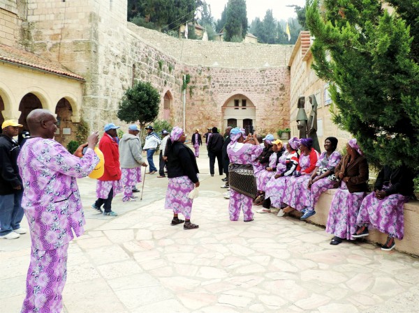 Nigeria-Israel-Christians-Pilgrims-Church of the Visitation-Jerusalem