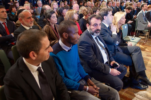 Lassana Bathily-City Hall in Paris, France- U.S. Secretary of State-John Kerry