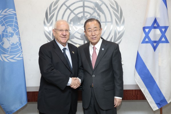 Ban Ki-Moon_Reuven Rivlin