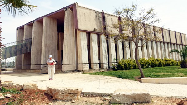 The Mishkan Shilo Synagogue in the community of Shilo is a replica of the Biblical Tabernacle.