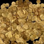 gold coins discovery at Caesaria National Park