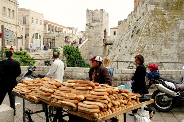 Arabs, Christians and Jews in the Old City of Jerusalem