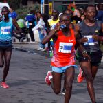 First Place winner of the Jerusalem Marathon Tadesse Yae Dabi March 13, 2015