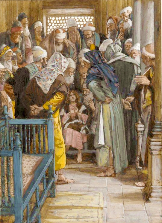 Yeshua Among the Doctors, by James Tissot