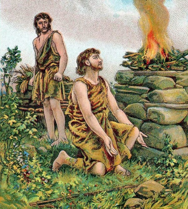 Cain is resentful that Abel's offering is accepted