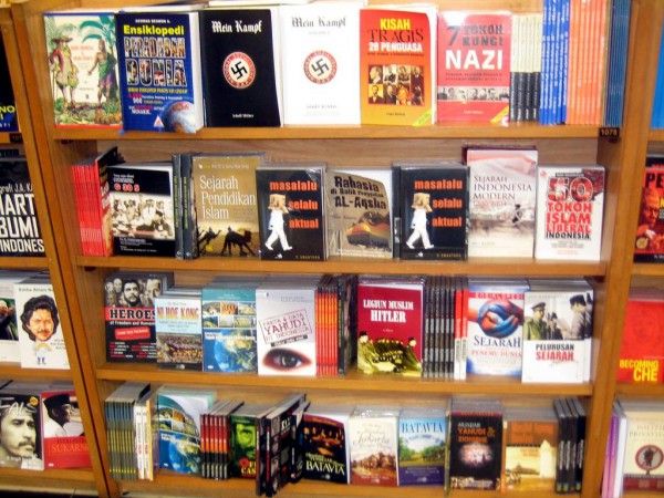 Copies of Mein Kampf for sale in Indonesia