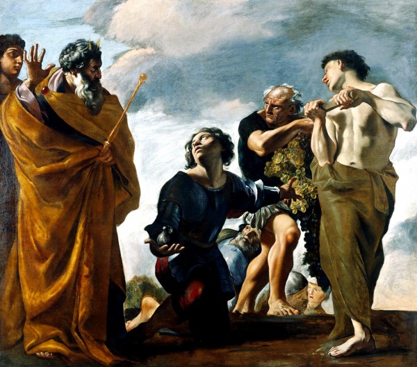 Moses and the Messengers From Canaan, by Giovanni Lanfranco