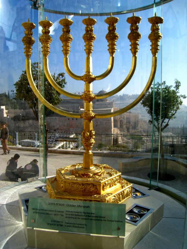 Pure Gold Third Temple Menorah