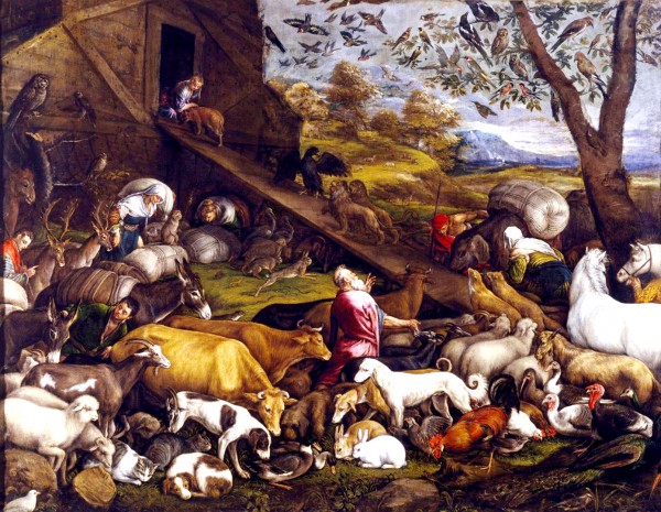 The Animals Entering Noah's Ark, by Jacopo Bassano