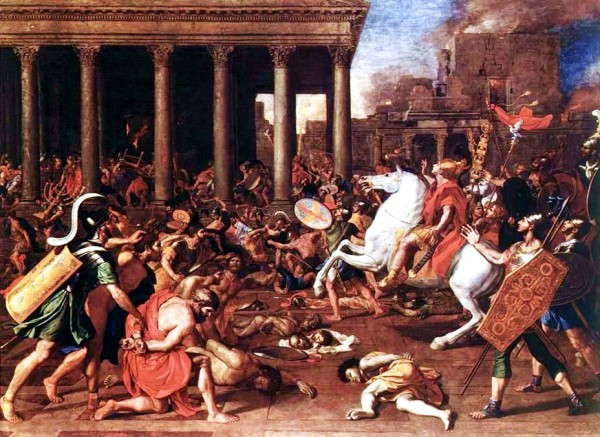 The Destruction of the Temple at Jerusalem, by Nicolas Poussin