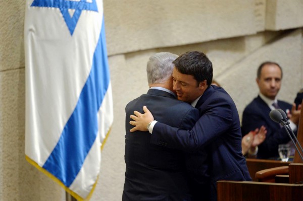 Netanyahu-Renzi-Italy-Israel