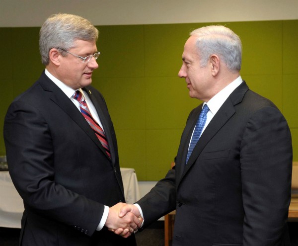 Benjamin Netanyahu-Stephen Harper-free trade agreement