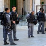 Israel posts Temple Mount police and security on the Temple Mount, which Muslims are permitted to access through 10 gates. Christians and Jews can only access the Mount through the Mughrabi Gate. (Photo by Michael Jones)