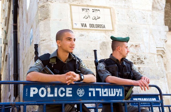 Jerusalem police-Via Dolorosa